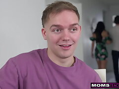 Hot Fresh Step-mother Crystal Rush Invites Stepson to Join an Never-to-be-forgotten Threeso...
