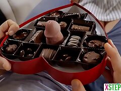 Valentines day made my teenager stepsister Elsa Jean sad