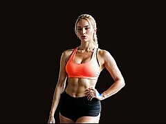 BEASTLY Penetrated Sexy GYM Dame (AI GENERATED) NOT A REAL PERSON
