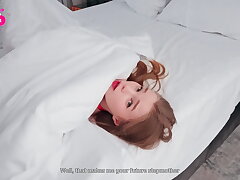 Finding out Corded Paramour Under Blanket
