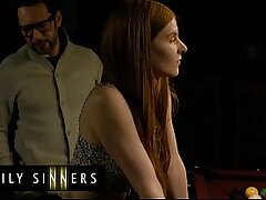 FAMILY SINNERS - Uncontrollable Stepdad Trains His Stepdaughter A Lesson With Hard Sex And A Blast On Her Thicket