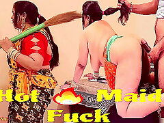 In winter, I caught my wonderful maid and smashed her hard.