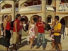 Shameless gang orgy in the boat!