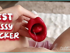 OMG!!!THIS Vag Gobbler TOY Lick MY Moist HORNY Vag