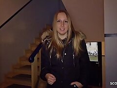 GERMAN SCOUT - FIRST Buttfuck FOR CURVY Phat NATURAL Boobies Teenage CHANIE AT STREET Audition