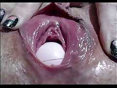 Close up object injection fetish video compilation ginormous clit pussy