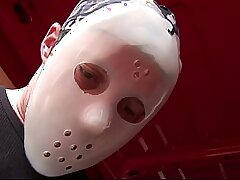 Hitchhiker Sarah Rose is a free use mega-bitch for 2 masked strangers