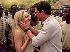The Hottest #21 Nasty (((( Platinum-blonde )))) Scorching WIFE in the AFRICAN fucky-fucky village! Stretched gaped wrecked brazilian women gang-bang creampie amador immense pussy anal invasion stiff immense dick [AI Generated]