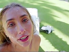 Lily Phillips Outdoor Blowbang – Non-stop Cocks & Massive Spunk