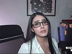 Let My Manager Internal cumshot My Bootie So I Don't Get Fired - While My Boyfriend Waits Outside