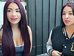 FOURSOME with my girlfriend and her sizzling STEPSISTER - Silvana Lee with Alejandra Palacios & Brian Evansx