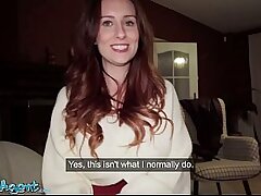Public Agent - Big Tits Brit instructor Erin Moore POV bj and creampie from thick manmeat stranger