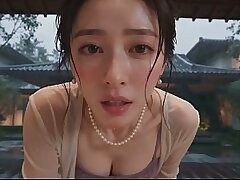 AI Original - Witness how a married Asian woman trains others how to meeting