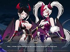 Threeway with Succubi and A plenty of of Sex &vert; Erotic Card Battler &vert; Aura Manga porn Cards Ep 12