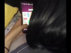 Touching my stepsister while she plays ludo in her room