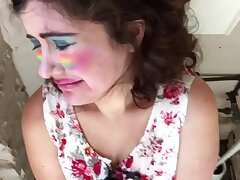 I enjoy swallowing his cum and piss after he makes me gag on his cock in the toilet.