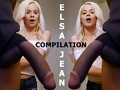BANGBROS - Teen Elsa Jean Compilation: Petite Girl Rammed With Humungous Cocks!
