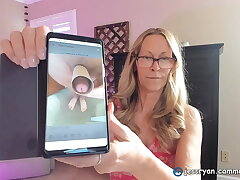 Luxurious Cougar Camgirl Jess Ryan Gives An Honest Dick Rating For Thor  jessryan.manyvids.com
