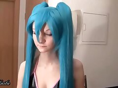 ADOLESCENTE ALEM&Atilde;O FODA-SE COMO MIKU HATSUNE COSPLAY SEXO COM FACIAL Pornography