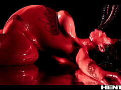 EXORCISM CUMFLATION Pornography - Hot Stunning Satan got Fucked by Alien Priest - Canela Flesh