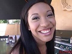 Black Babe Rhianna Ryan Wants a Taste of Whitezilla's Cock