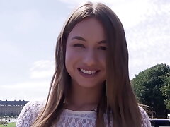 Schoolgirl Girl Taylor Sands needs to take this enormous fuckpole