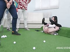 Anal Prowess, Anna de Ville perverted evolution with Ball sack Deep Anal, DAP, Gapes, Buttrose and Swallow GIO1463