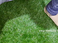 Desi Bengali duo outdoor intercourse in Park clear Audio