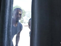 Marilyn's onanism interrupted by 2 friends of her dad toughly DPed BIW027