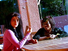 bi-racial outdoor pulverize share girlfriend