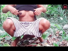 Urinating outdoor public - Hashini Hirunika