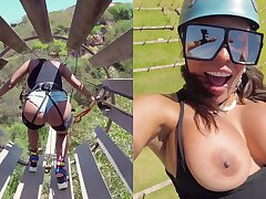 BANGBROS - Miles Lengthy On Vaca With Curvy Cuban Cougar Luna Star, Zip Lining And Having The Time Of Their Lives