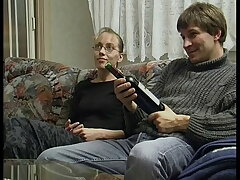 Youthfull Duo in the 90s fucked on the Bed