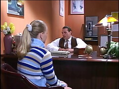 Sexy school teenie have hard anal sex with her teacher
