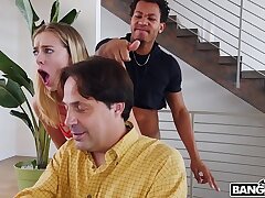 BANGBROS - Young Haley Reed Fucks Boyfriend Behind Her Dad&rsquo;s Back