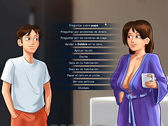 Summertime Saga Cap 11 - Pummeling My Stepmom In My Bed