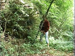 Girl gets arch over and ravaged rigid and fast in her vag