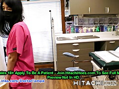 Dont Tell Physician I Jizz On The Clock! Asian Nurse Alexandria Wu Creeps In Exam Room, Drains W Vibrator HitachiHoesCom