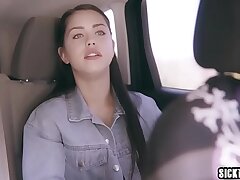 Nubile latina babysitter fucked by a perverted mansion owner