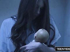TEENFIDELITY Elena Koshka Squirts On Stiff Dinky