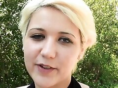 Pawg blonde Celia having a gang-fuck