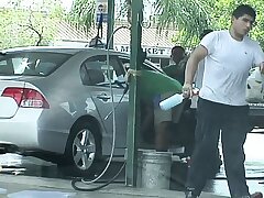 blond swimsuit nubile honey picked up at petrol station