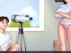 Summertime saga - got a fuckpole everytime i saw boobs