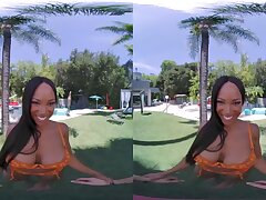 Big Tits Dark-hued Hottie August Skye Is Ready To Pummel You Whole Weekend