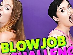 Blowjob Challenge - Jade and Samantha