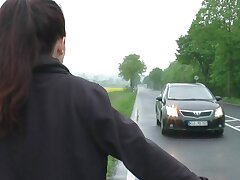 German drivers permits only magnificent sluty damsels to take the sit