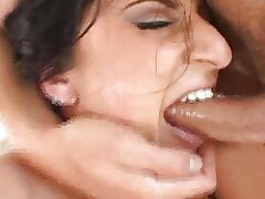 mischievous black-haired lets 2 cocks stick in her puss
