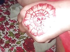 Desi wife fuck-fest with husband at midnight with audio
