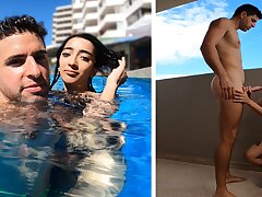 ARGENTINIAN Breezy is Picked Up From The Swimming Pool and FUCKED in her Motel Bedroom