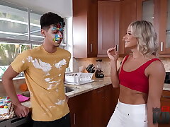 FilthyTaboo - Hot Platinum-blonde Cougar Lets Her Son Bang Her Good For Labor Day